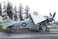 132534 - Douglas EA-1F Skyraider at the Evergreen Aviation & Space Museum, McMinnville OR