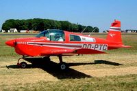 OO-PTC @ EGBP - American Aviation AA-1B Trainer [AA1B-0466] Kemble~G 13/07/2003 - by Ray Barber