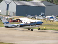 N1690F @ KOSH - landing at Oshkosh Rwy 09 - by steveowen