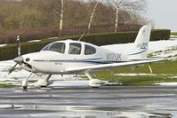N17UK @ EGBT - 2002 Cirrus SR22, c/n: 200 at  Turweston - by Terry Fletcher