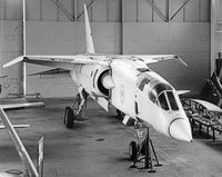 XR222 @ EGTC - XR222 the fourth prototype. Project cancelled 1965. This airframe survived being scrapped and was located to Cranfields College of Aeronautics, eventually ending up at The Imperial War Museum, Duxford. - by Malcolm Clarke