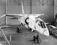 XR222 @ EGTC - XR222 the fourth prototype. Project cancelled 1965. This airframe survived being scrapped and was located to Cranfields College of Aeronautics, eventually ending up at The Imperial War Museum, Duxford. - by Malcolm Clarke