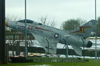 54-2212 - 1954 North American F-100D-10-NA Super Sabre, c/n: 223-92 - Gate Guard at RAF Croughton