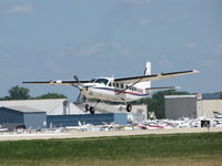 N208RL @ KOSH - DEPARTING RWY27 @ OSHKOSH - by steveowen