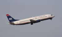 N435US @ KFLL - Boeing 737-400 - by Mark Pasqualino