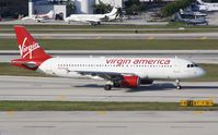 N631VA @ KFLL - Airbus A320 - by Mark Pasqualino