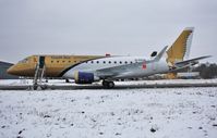 G-CHJU @ EGHH - ex A9C-MB in Gulf Air colours arrives for respray to Air Costa India. - by John Coates
