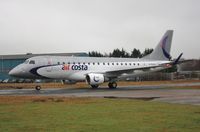 G-CHJU @ EGHH - departing after respray - by John Coates
