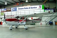 N60162 @ EDBK - Cessna T.182T Skylane [T182-08542] Kyritz~D 20/05/2006. This was taped on for its Trans Atlantic flight and then became D-EQAL. - by Ray Barber