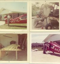N4271E - This Picture was take back in 1968 when my father Maj. Alva Gene Rowland was restoring the aircraft in his garage.
The man in the picture is Maj. Alva Gene Rowland.
I am his son David I was 8 years old at the time this picture was taken - by Jessie Rowland (Wife