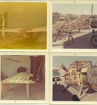 N4271E - More picture of construction and a picture of when the wings were put on and just before it's first flight. - by David Rowland