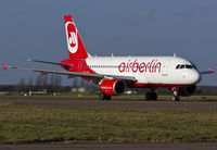 HB-JOY @ EGSH - Departing EGSH after spray into Airberlins latest livery.