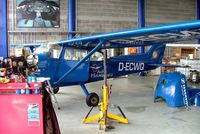 D-ECWQ @ EDWB - R/Cessna F.172M Skyhawk [0950] (Air Hamburg) Bremerhaven~D 22/05/2006. Seen here undergoing maintenance. - by Ray Barber