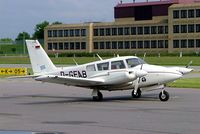 D-GEAB @ EDDH - Piper PA-30-160 Twin Comanche B [30-1373] Hamburg-Fuhlsbuettel~D 21/05/2006 - by Ray Barber