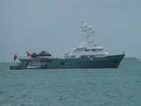 VP-BFL - Spotted moored just south of Key West, 2013/01/31.  Just able to make out registration in photoshop. - by James Moreau
