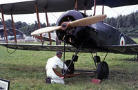 G-ADEV @ EGTH - Avro 504K at Old Warden in 1969. - by Harry Longden