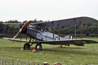 G-AEPH @ EGTH - Bristol F-2B Fighter at Old Warden in 1969. - by Harry Longden