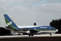 N42AF @ MIA - Boeing 737-112 of Air Florida as seen at Miami in November 1979. - by Peter Nicholson