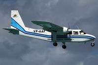 VP-AAF @ SXM - visitor - by Wolfgang Zilske