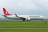 TC-JYA @ EHAM - Turkish Airlines B737-9F2/ER lkanding in EHAM/AMS