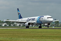 SU-GBV @ EHAM - Egypt Air Airbus A321-231 landing in EHAM/AMS