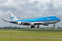 PH-BFD @ EHAM - KLM Asia Boeing B747-406M landing in EHAM/AMS