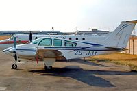 ZS-JJY @ FALA - Beech 95-B55 Baron [TC-1874] Lanseria~ZS 05/10/2003 - by Ray Barber
