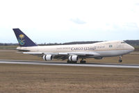 HZ-AIU @ LOWW - Saudi Arabian Airlines Cargo Boeing 747