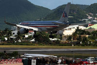 N177AN @ SXM - From the Oceanview Pool of the Sonesta Hotel - by Wolfgang Zilske