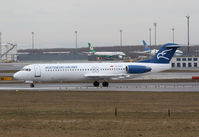 4O-AOP @ LOWW - Montenegro Airlines Fokker 100 - by Thomas Ranner