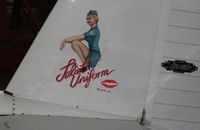 G-AJJU @ EGFH - Artwork on the port side of Silvaire Deluxe G-AJ Juliet Uniform - by Roger Winser