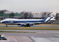 VP-BIG @ EHAM - Arrival on Schiphol Airport and taxi to his gate. - by Willem Göebel