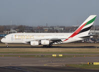 A6-EDW @ AMS - Arrival on Schiphol Airport and taxi to his gate.Look for the sticker on the front. 2020 etc - by Willem Göebel
