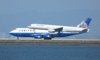 N539UA @ SFO - A different view of 539UA! - by Bill Larkins
