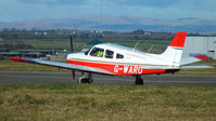 G-WARU @ EGFF - Engine checks prior to going on a training sorte.