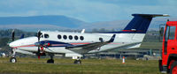 M-WATJ @ EGFF - Caernarfon (EGCK) based King Air, seen at EGFF.