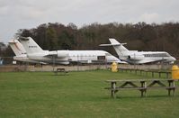 M-MTPO @ EGHH - JETS apron with M-ABEI and CS-DUE from viewing area. - by John Coates