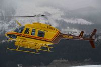 C-GFHH - Backcountry ski hut staging landing area south of Burton BC - by J Seibert