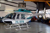 ZS-RFM @ FAGM - Bell 206B-3 Jet Ranger III [2890] Rand~ZS 07/10/2003