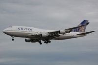 N180UA @ EDDF - UA B744 arriving at FRA - by FerryPNL
