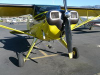 N71476 @ SZP - 1946 Luscome 8A, Continental C65 65 Hp, wind-driven generator between main gear - by Doug Robertson
