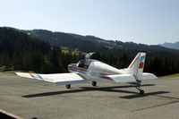 F-BNII @ MVV - JODEL D 140 C parkiing on Megeve's Altiport (French Alps) - by momsarev