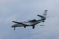 CS-DXV @ EGQL - Netjets Citation XLS landing On runway 27 for the dunhill links championship golf tournament - by Mike stanners