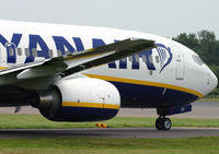 EI-DCZ @ EGHH - Ryanair. Close up of the nose. - by Howard J Curtis