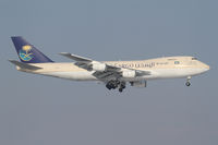 HZ-AIU @ LOWW - Saudi Arabian Airlines Boeing 747