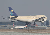HZ-AIU @ LOWW - Saudi Arabian Airlines Boeing 747