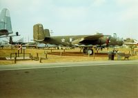 44-86891 @ MER - North American B-25J Mitchell, S/N 44-86891, at Castle Air Museum, Atwater, CA - July 1989 - by scotch-canadian
