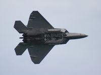 03-4042 - F/A-22A Raptor demo at Cocoa Beach - by Florida Metal