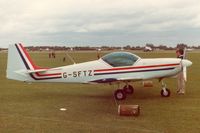 G-SFTZ @ EGTC - At the Business & Light Aviation show. - by Howard J Curtis
