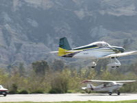 N628PV @ SZP - 2000 Rosales SPECIAL VAN's RV-6A, Lycoming O-360-A1A 180 Hp, takeoff climb Rwy 22 - by Doug Robertson